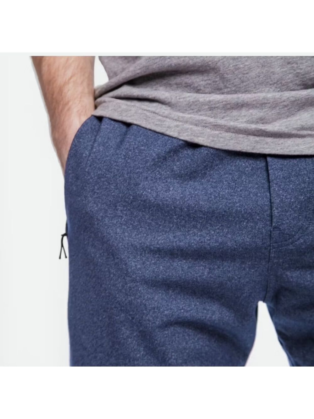 Public Rec Men's All Day Every Day Pant in Heather Navy 38x30 Like New Sweats - Picture 13 of 13